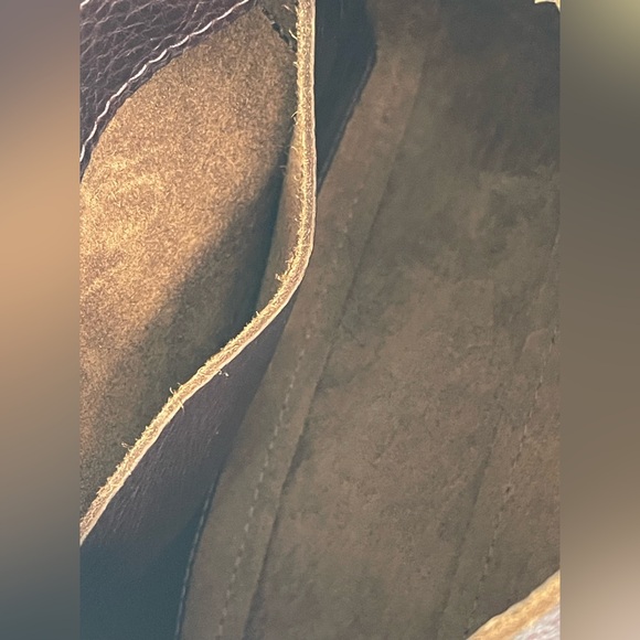 Portland Leather Goods AMELIE SHOULDER BAG Nutmeg Pebbled Leather - Picture 11 of 11